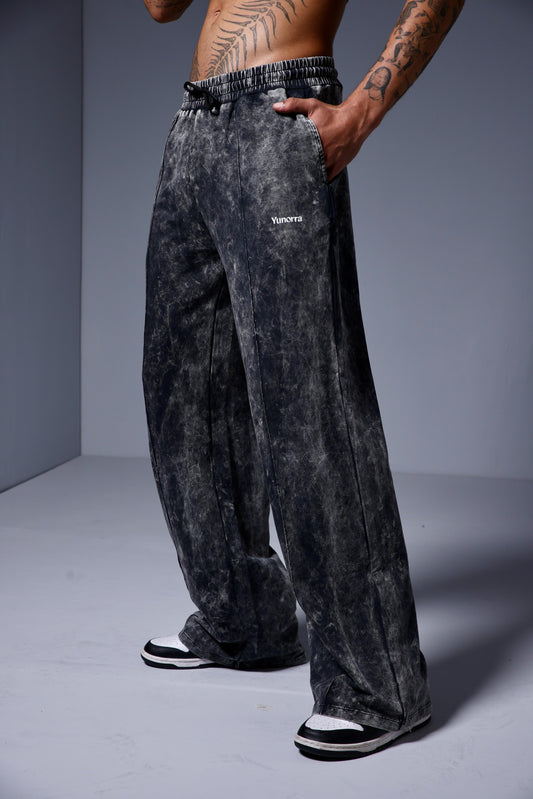 Men's Retro Wash Co-ord - Faded Black