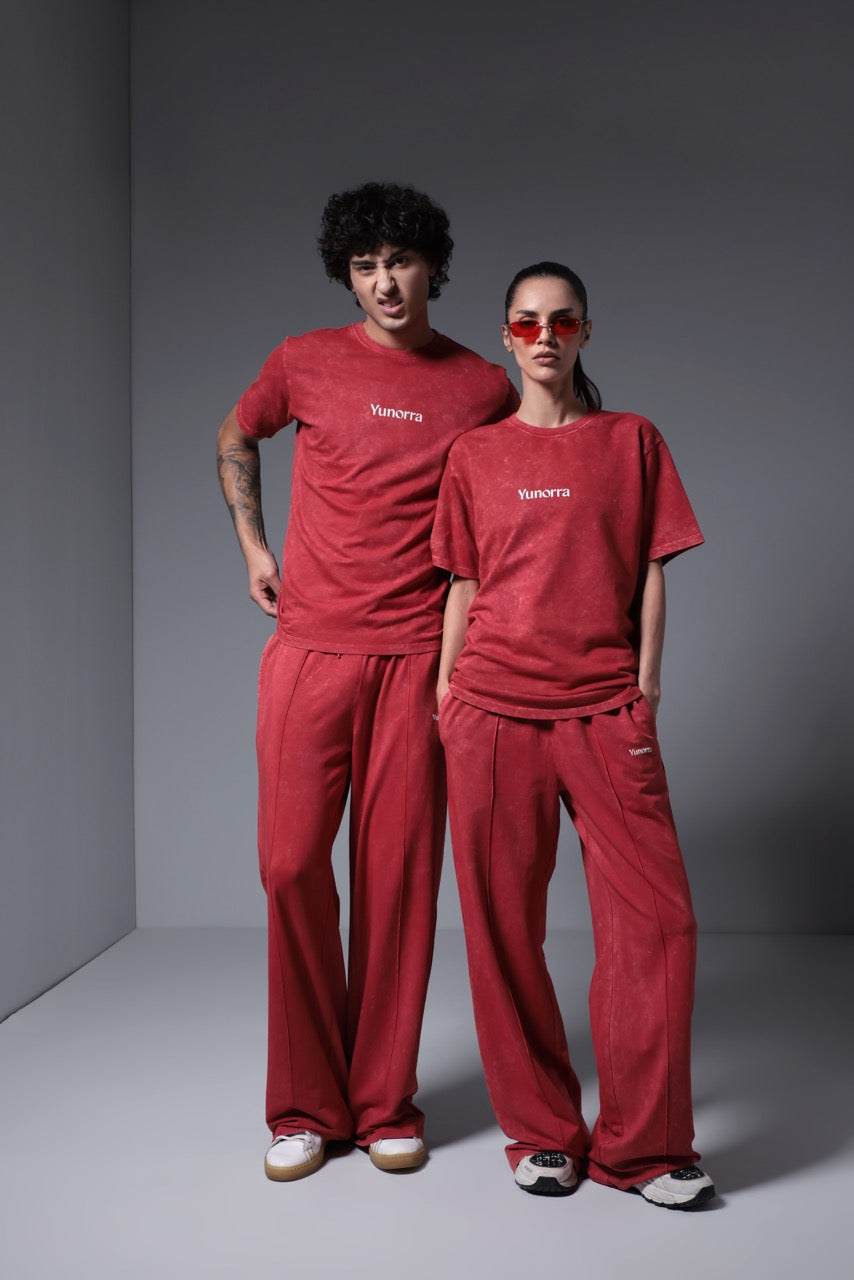 Women's Retro Wash Co-ord - Red