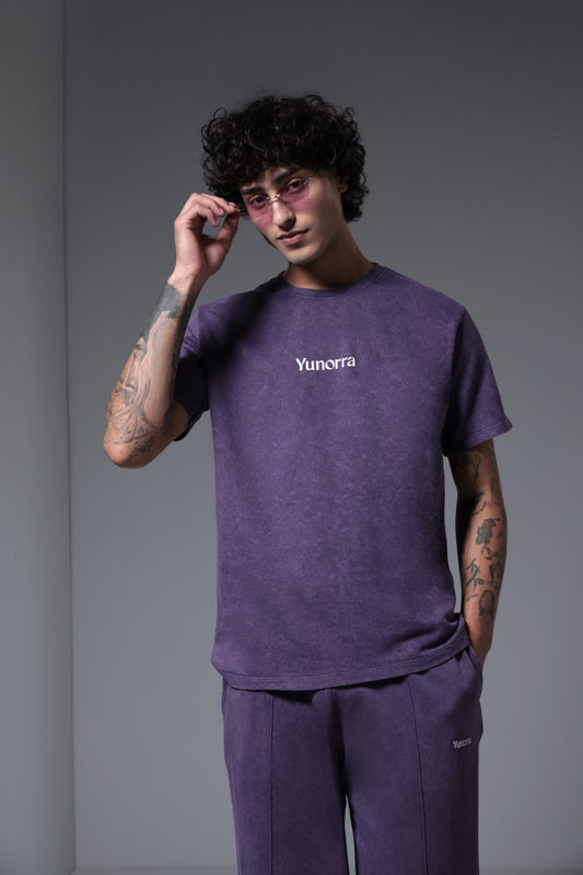 Men's Retro Wash Co-ord - Purple