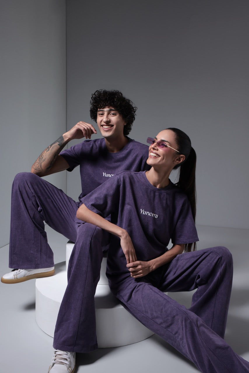 Men's Retro Wash T-Shirt - Faded Plum