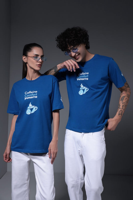 Women's Caffeine Club T-Shirt - Blue