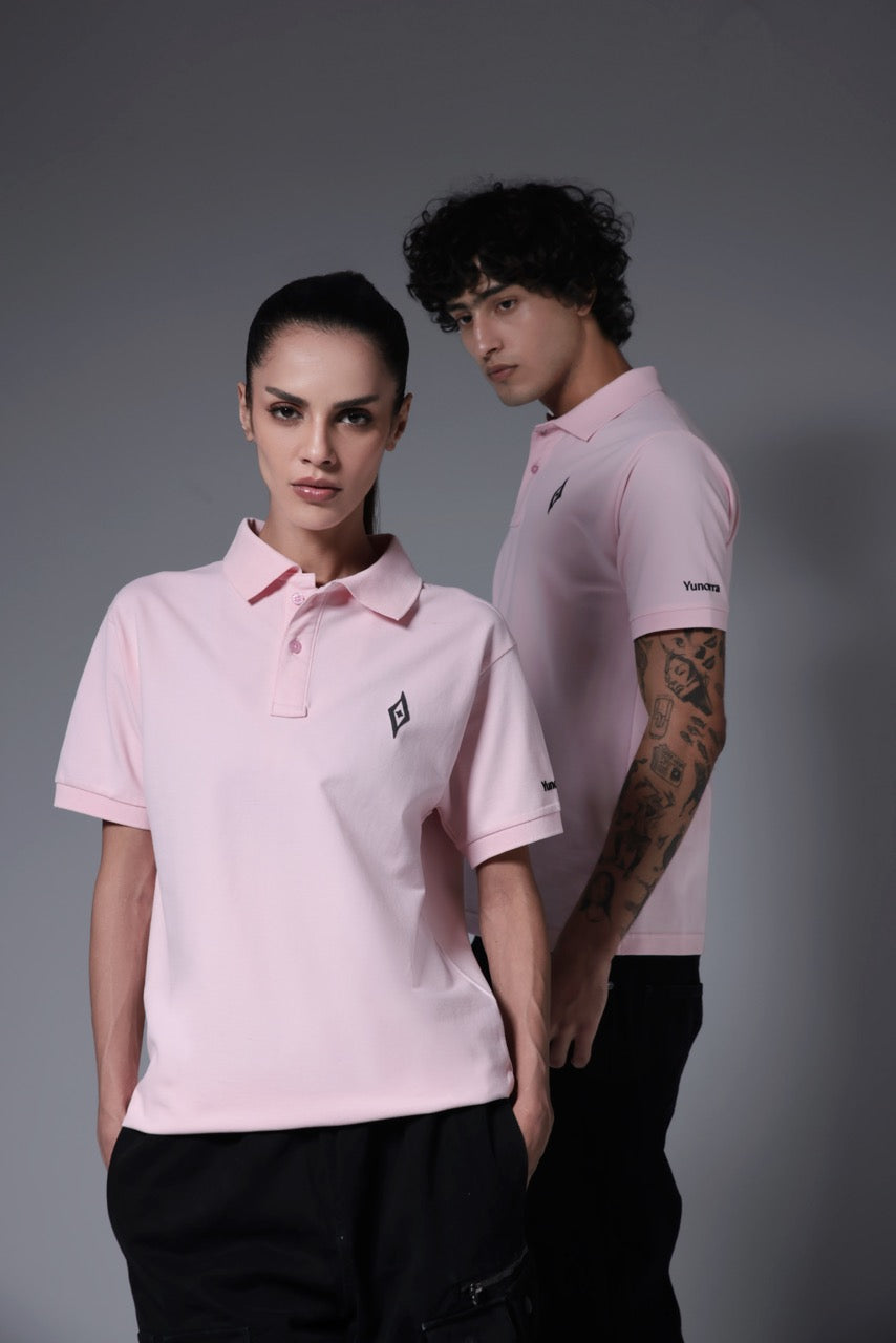 Men's Prime Piqué Polo - Baby Pink