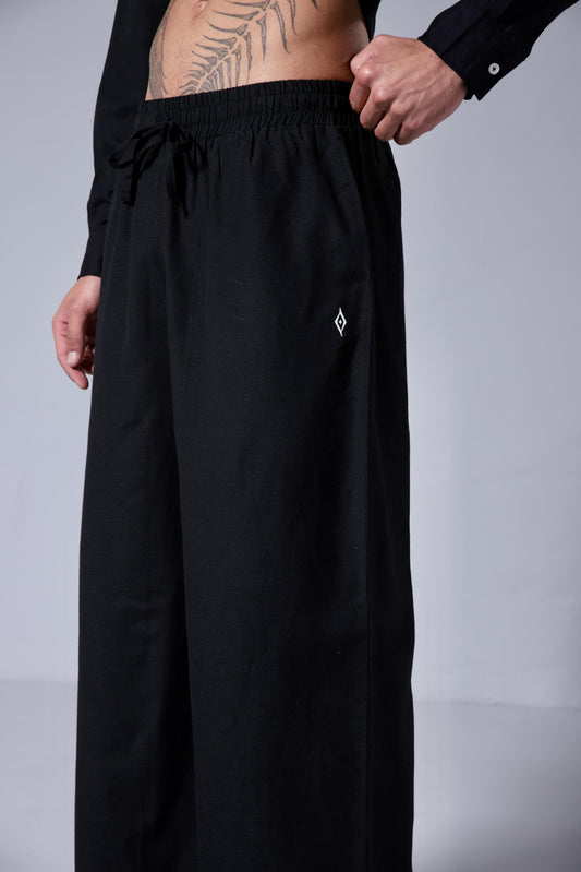 Men's Breeze Linen Pants - Black