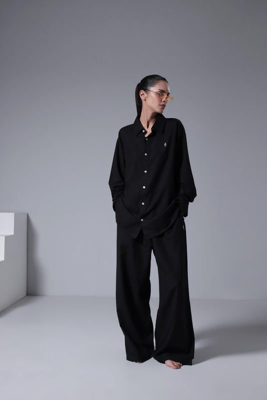 Women's Breeze Linen Pants - Black