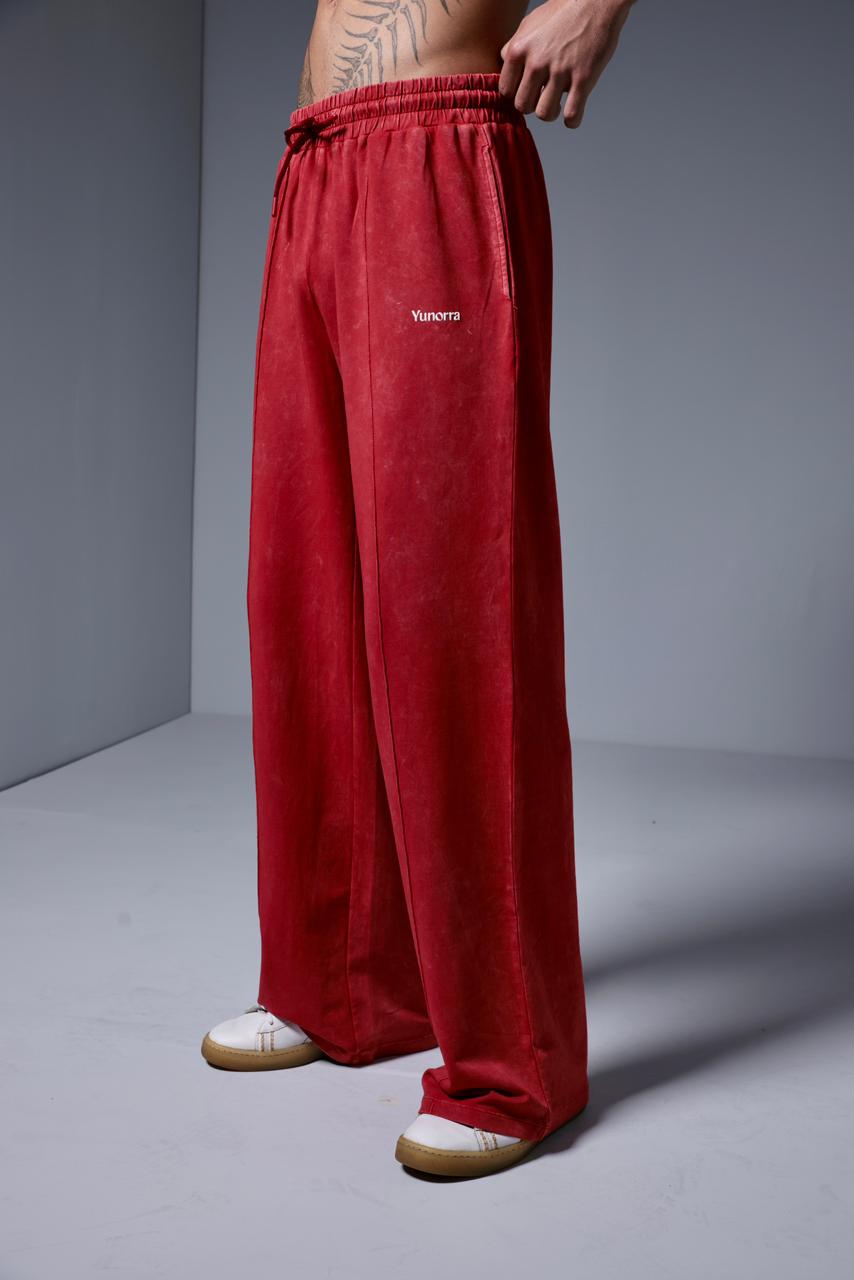 Men's Retro Wash Co-ord - Red