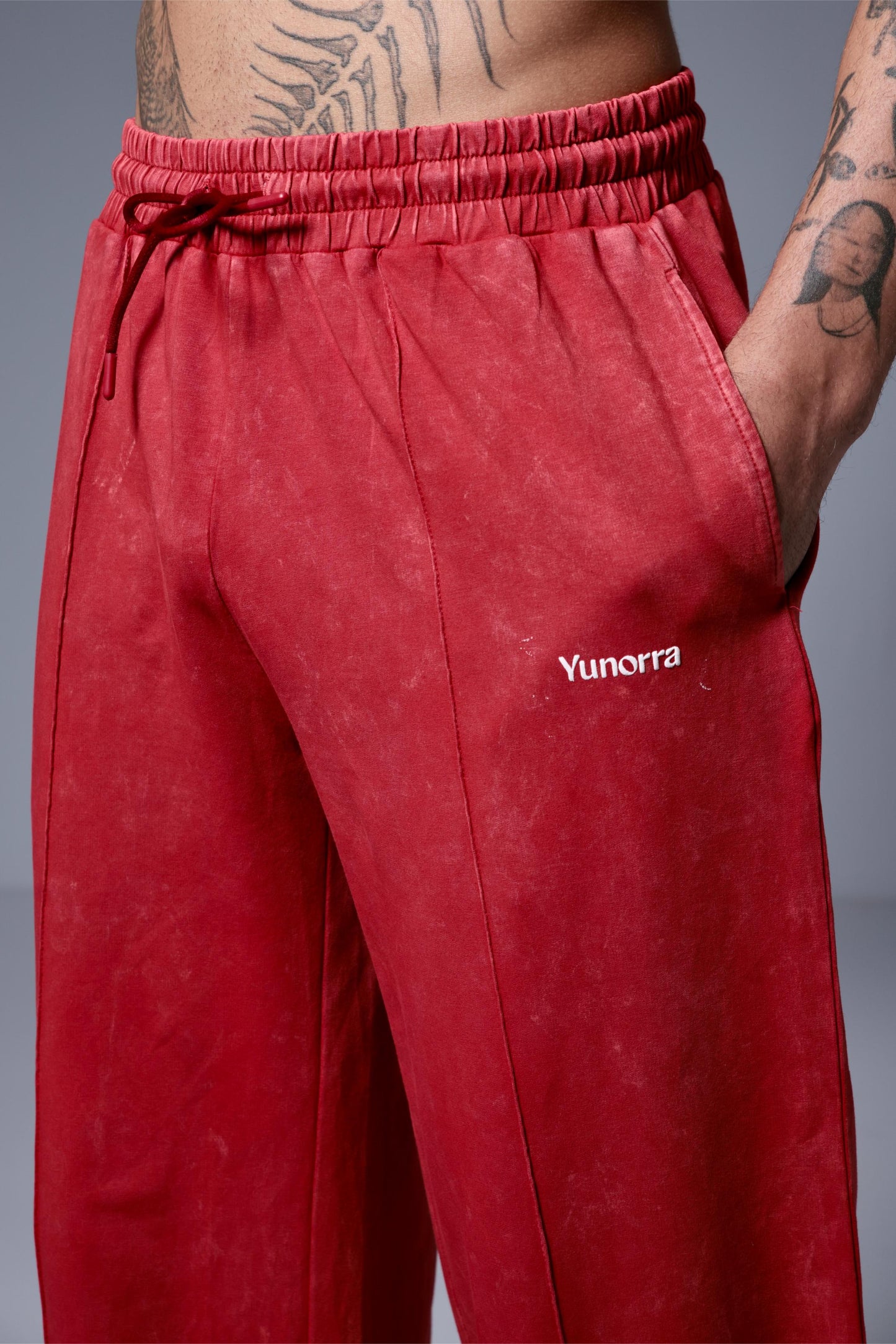 Men's Retro Flow Jogger - Faded Red
