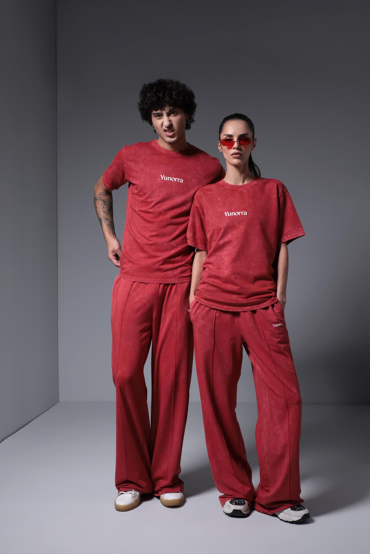 Women's Retro Flow Jogger - Faded Red