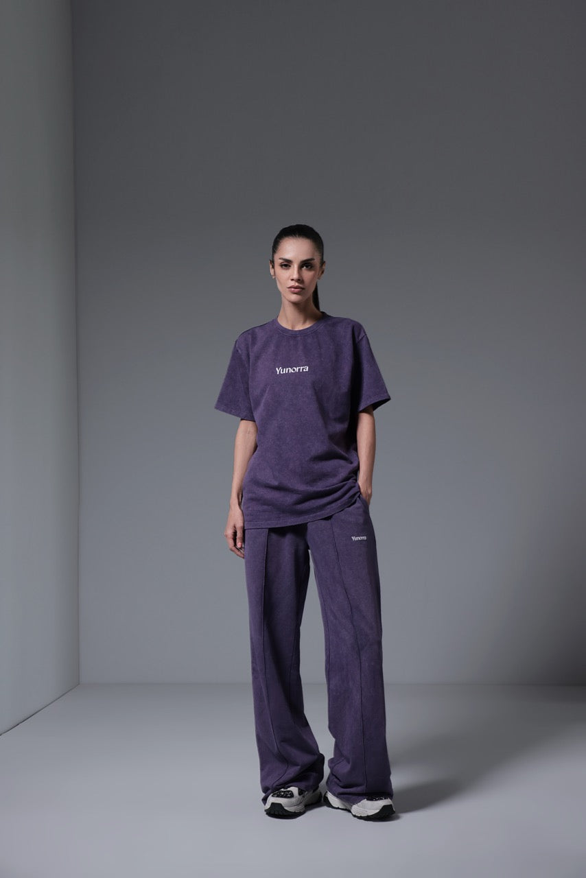 Women's Retro Wash T-Shirt - Faded Plum