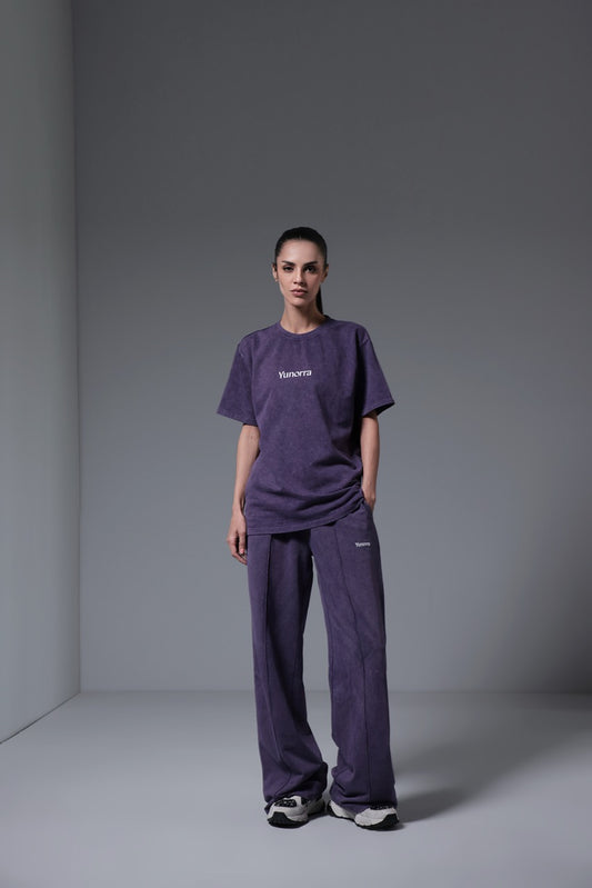Women's Retro Wash Co-ord - Purple