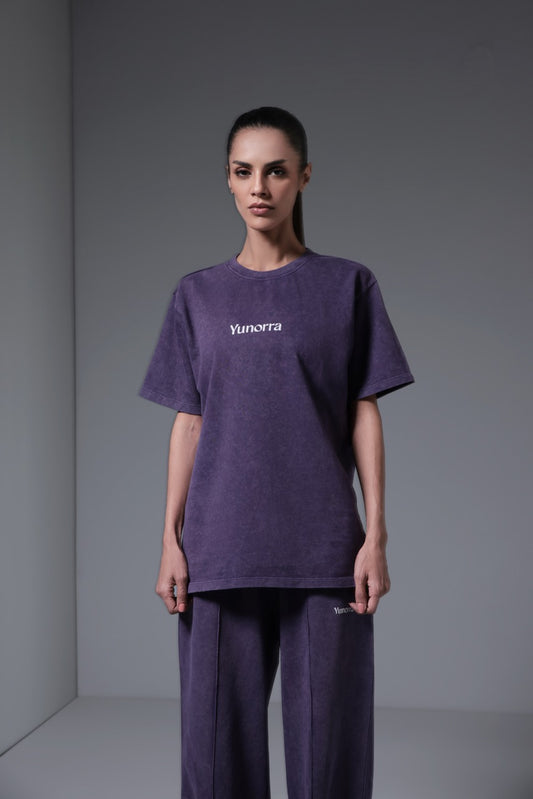 Women's Retro Wash Co-ord - Purple