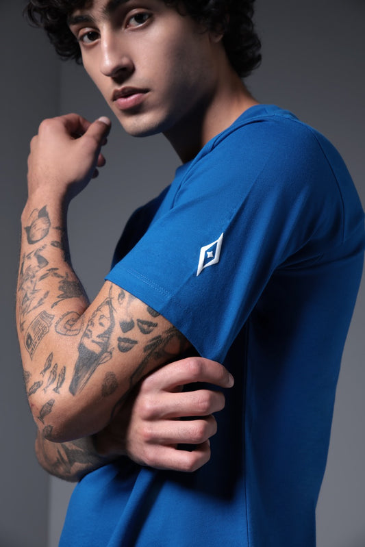 Men's Caffeine Club T-Shirt - Blue