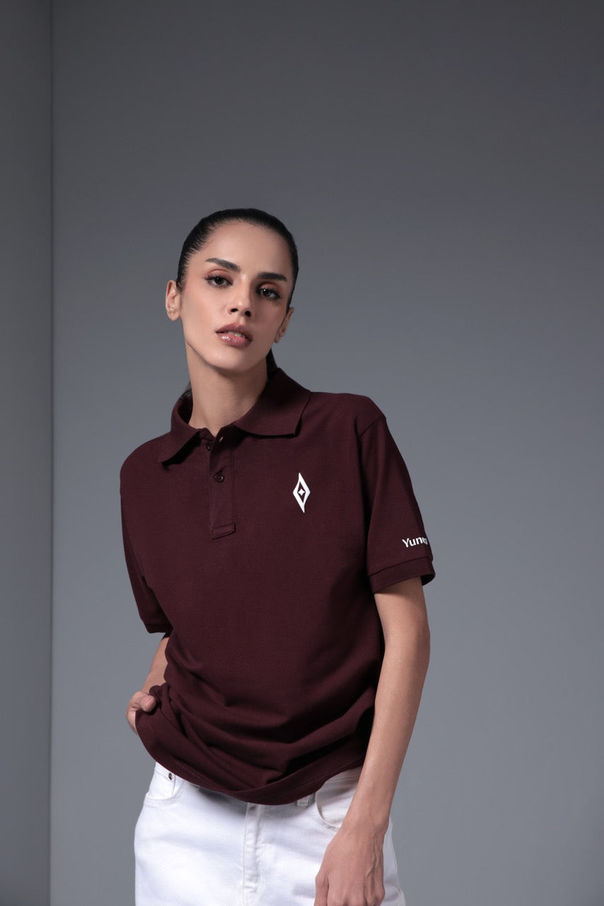 Women's Prime Piqué Polo - Mahroon