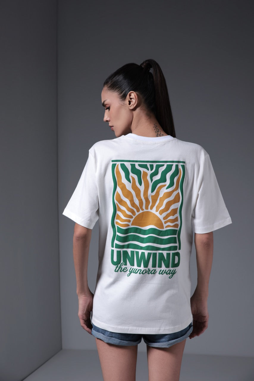 Women's Unwind T-Shirt - White Unisex