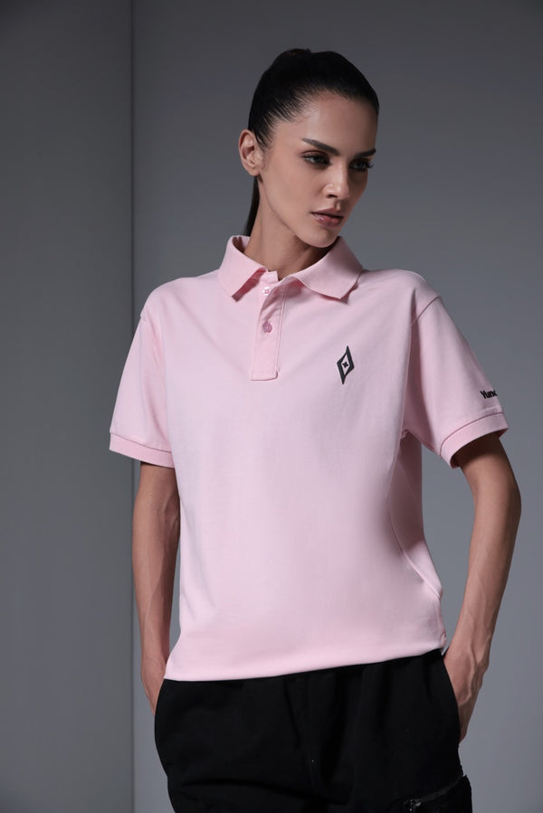 Women's Prime Piqué Polo - Baby Pink