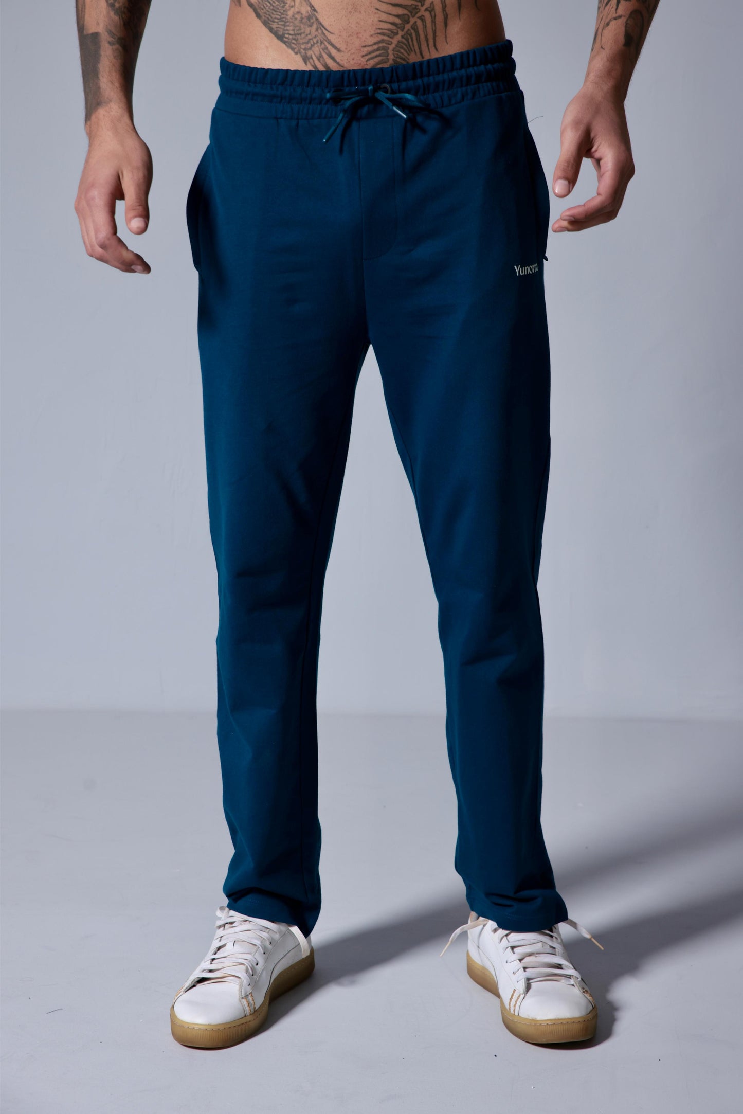 Men's Essential Terry Jogger - Teal Blue