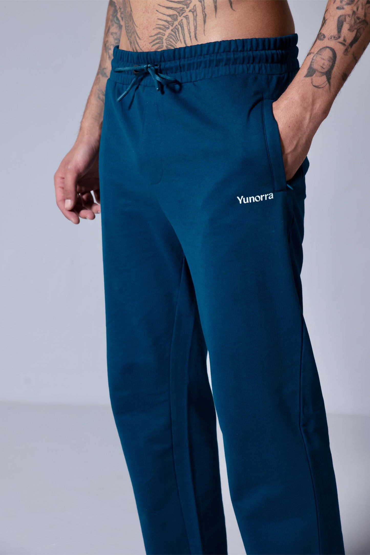 Men's Essential Terry Jogger - Teal Blue