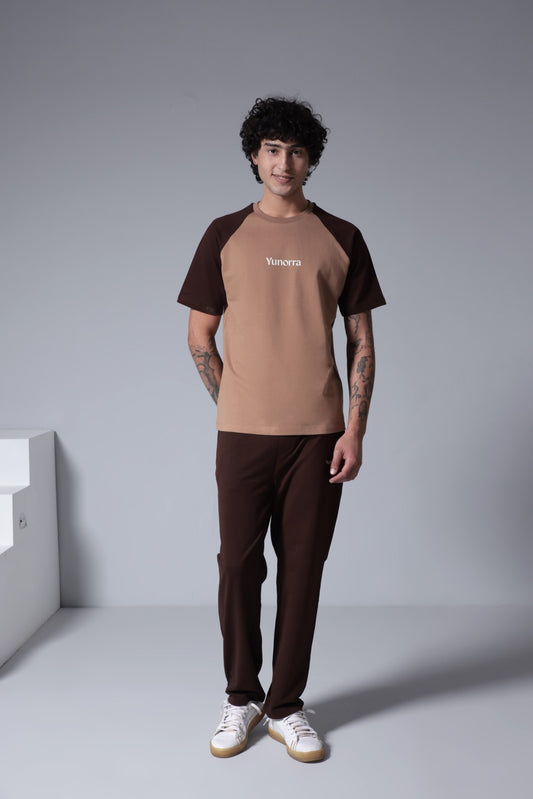 Men's Dual Tone Drift Co-ord - Mocha
