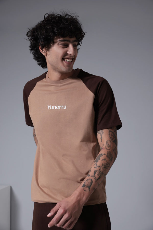 Men's Dual Tone Drift T-Shirt - Mocha Brown