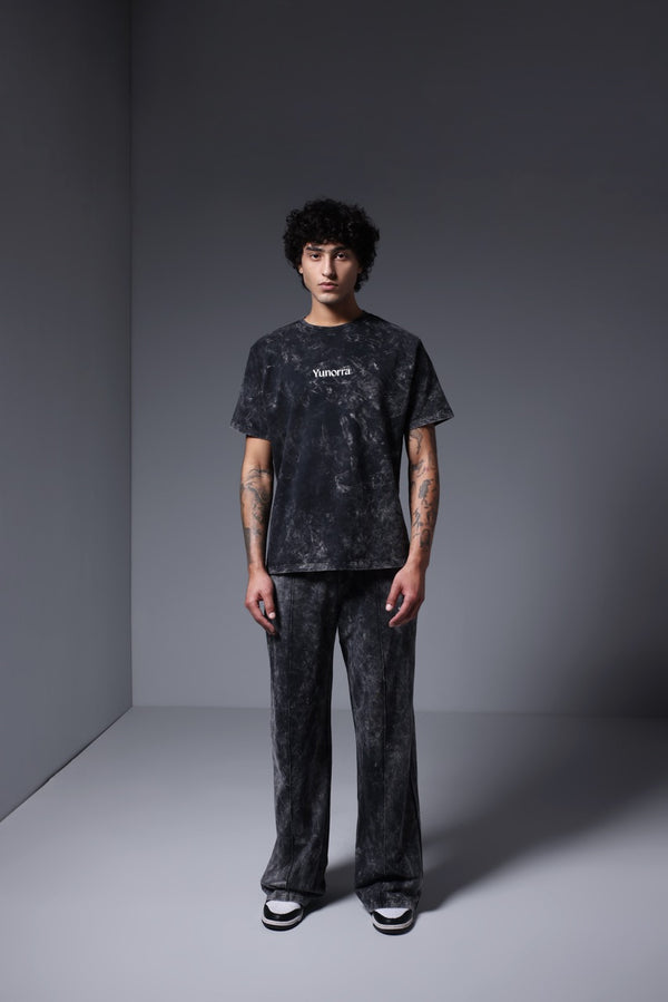 Men's Retro Wash T-Shirt - Faded Black