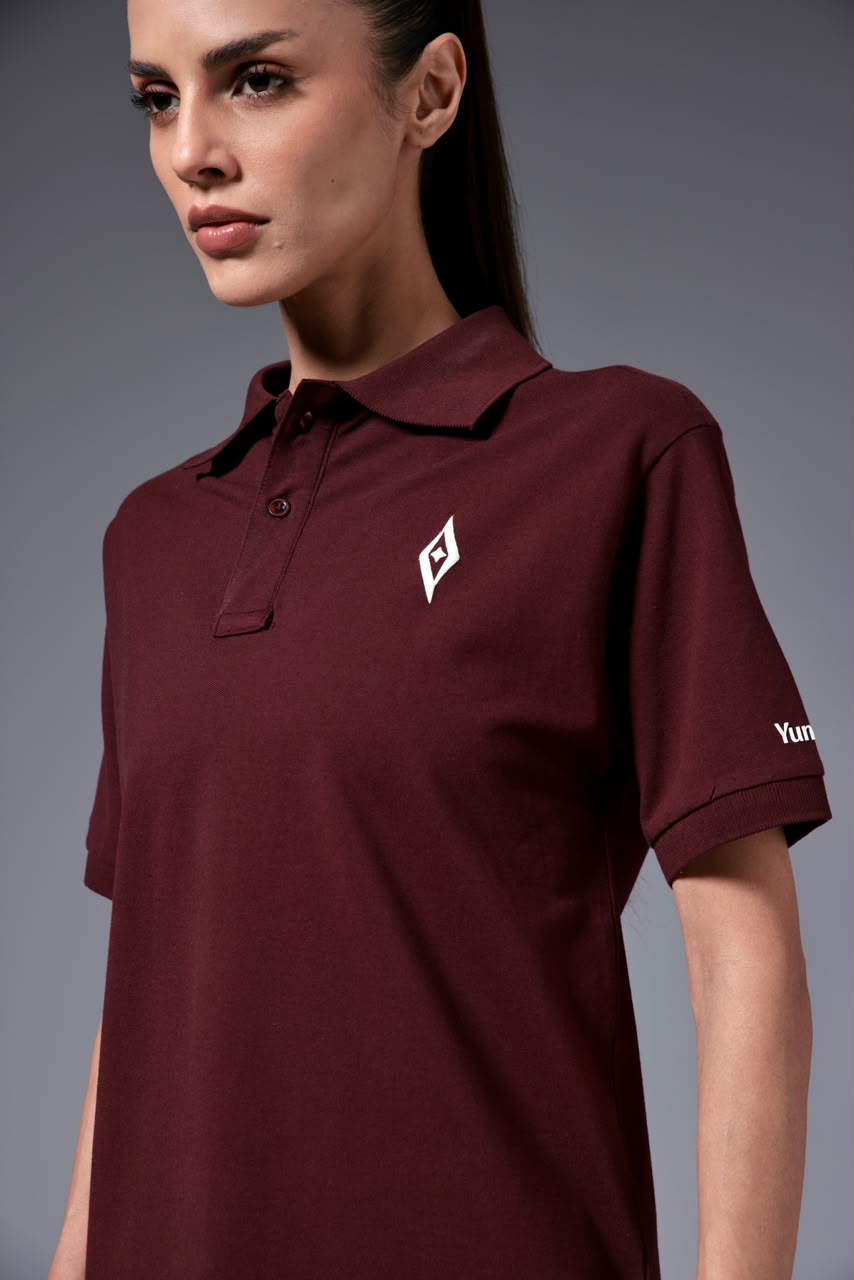 Women's Prime Piqué Polo - Mahroon
