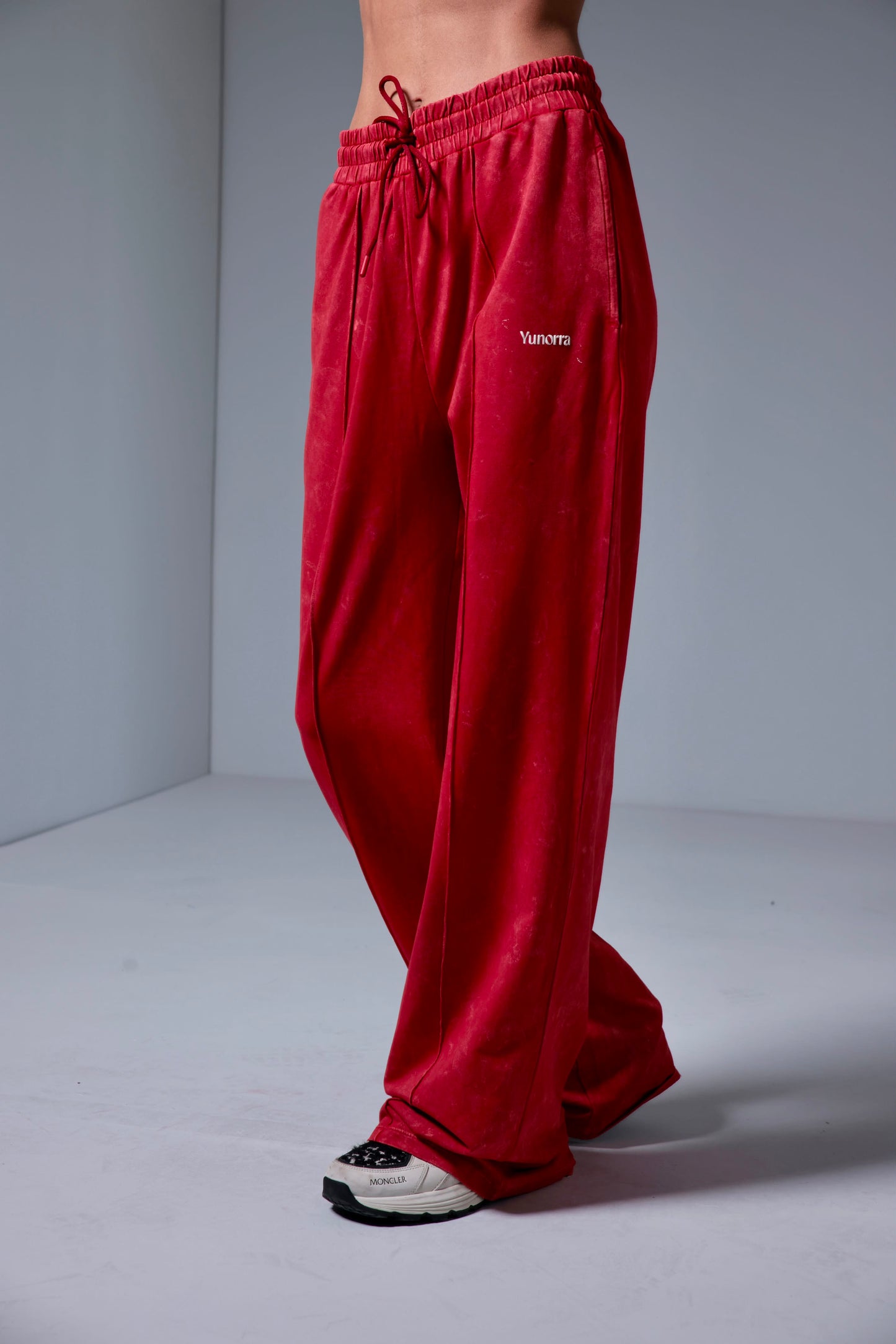 Women's Retro Flow Jogger - Faded Red