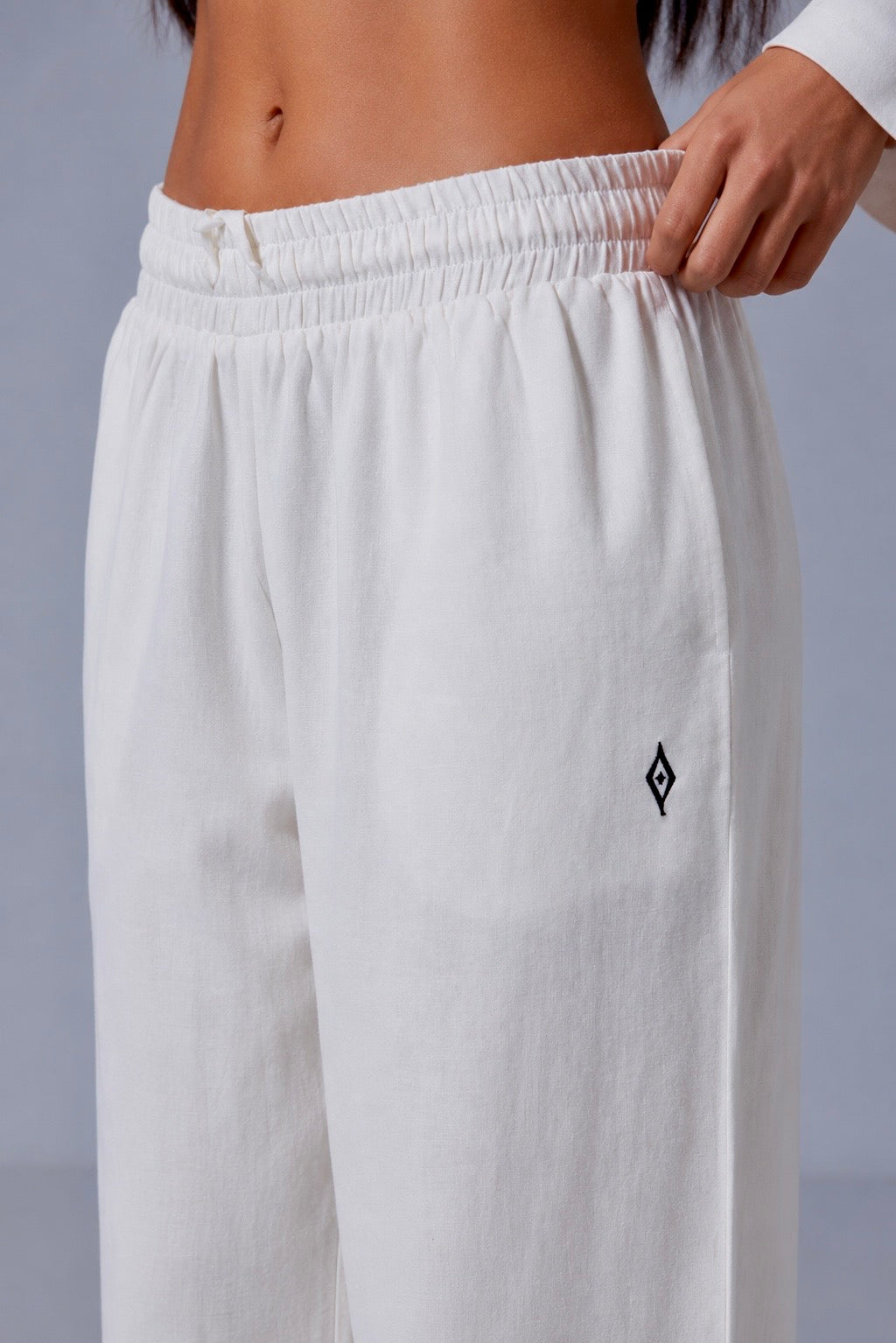 Women's Breeze Linen Co-ord - White